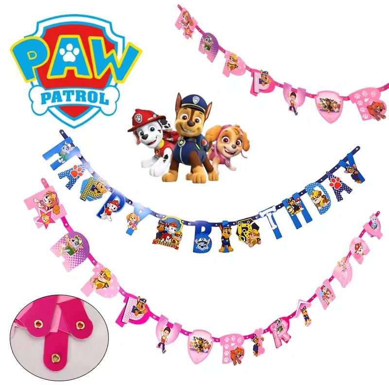 Baby Products For 1 Year Old - Paw Patrol Thema Serie Verjaardag Bunting