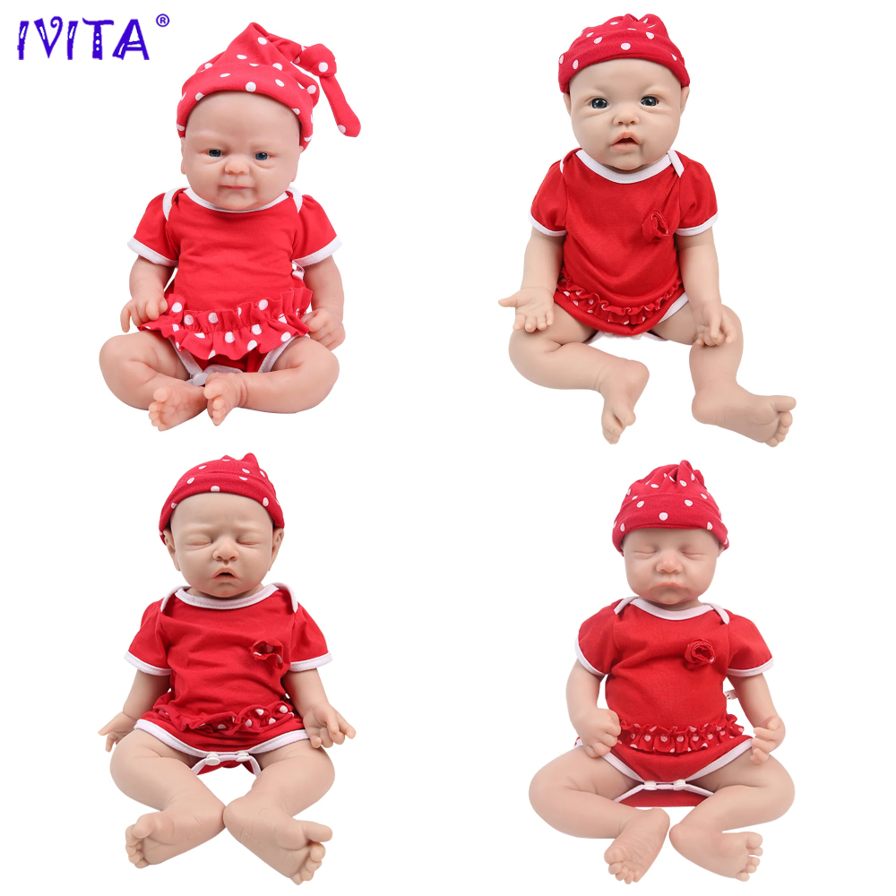 Baby Products Wholesale - IVITA 100% Siliconen Reborn Babypoppen Geschilderd