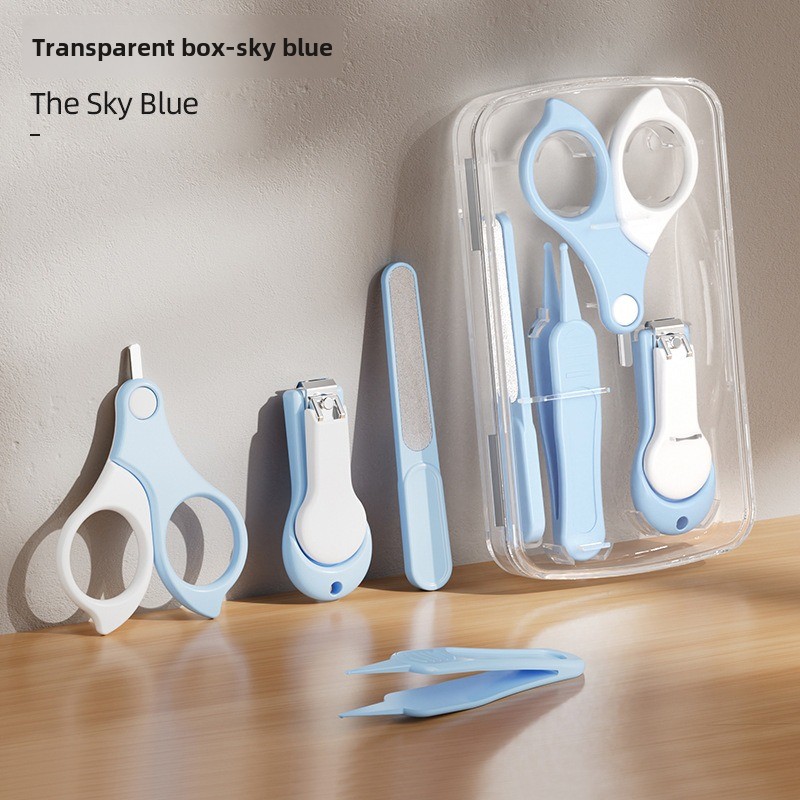 Baby Products Essential - 4-delige kleine babyverzorging anti-klemmen nagelknipper sets