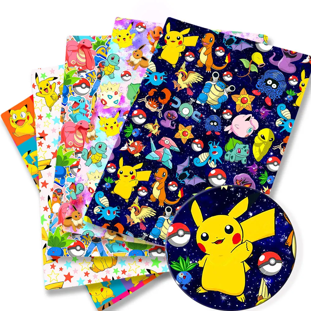 Baby Products Dropshipping - Pokemon Cartoon Fabric140*50cm Handgemaakte Naaien Patchwork