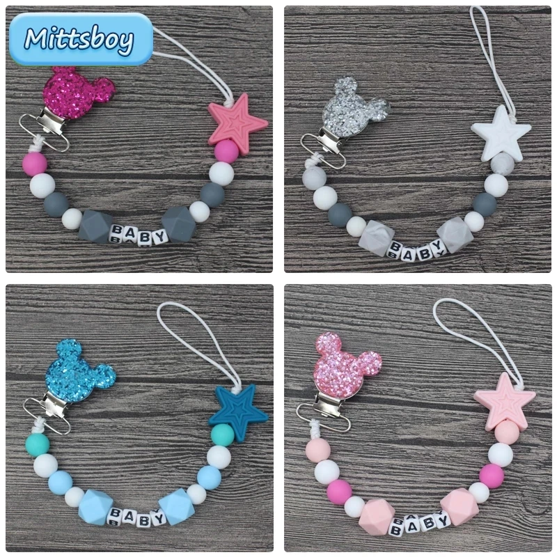 Baby Product - NIEUWE gepersonaliseerde naam baby bijtring armband
