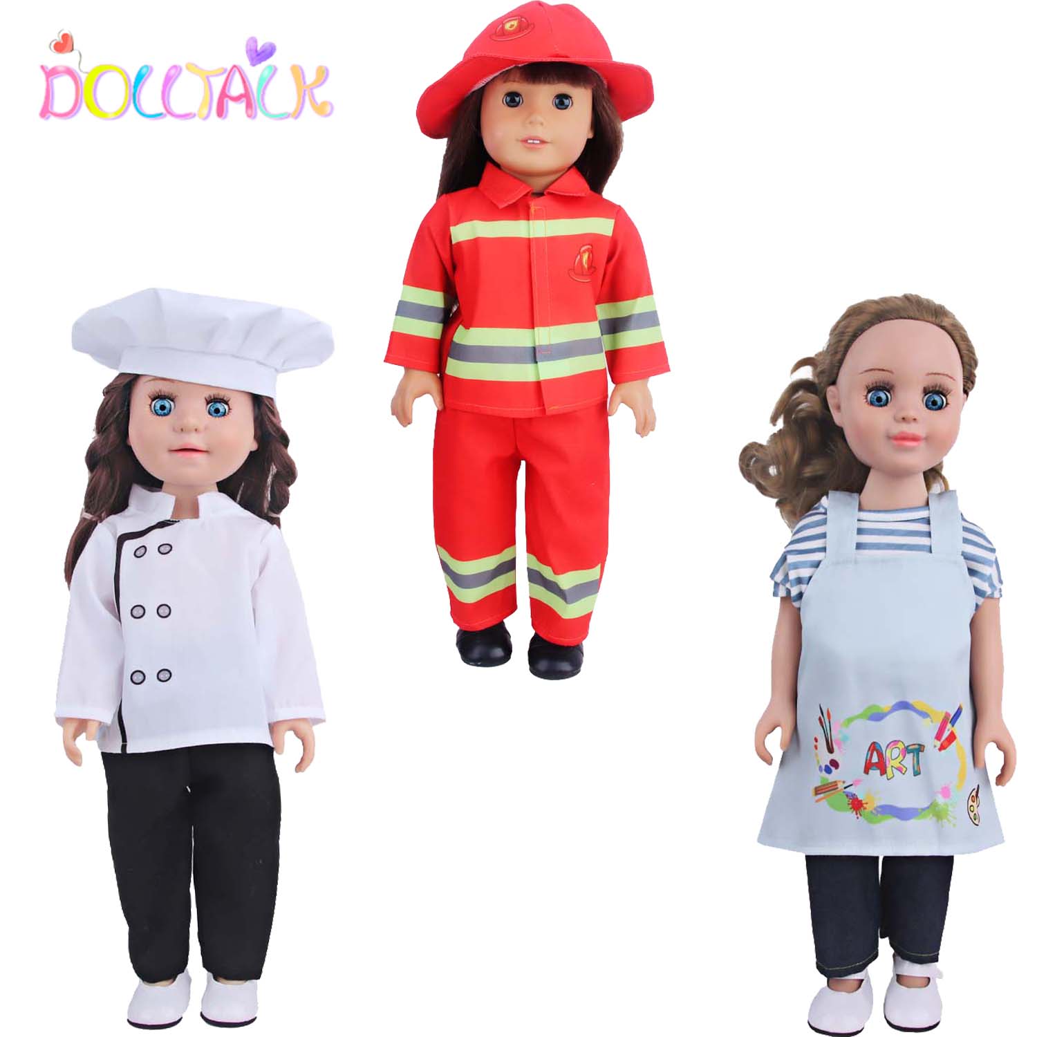 Baby Products Essential - Rollenspel Amerikaanse 18 inch meisje poppenkleding
