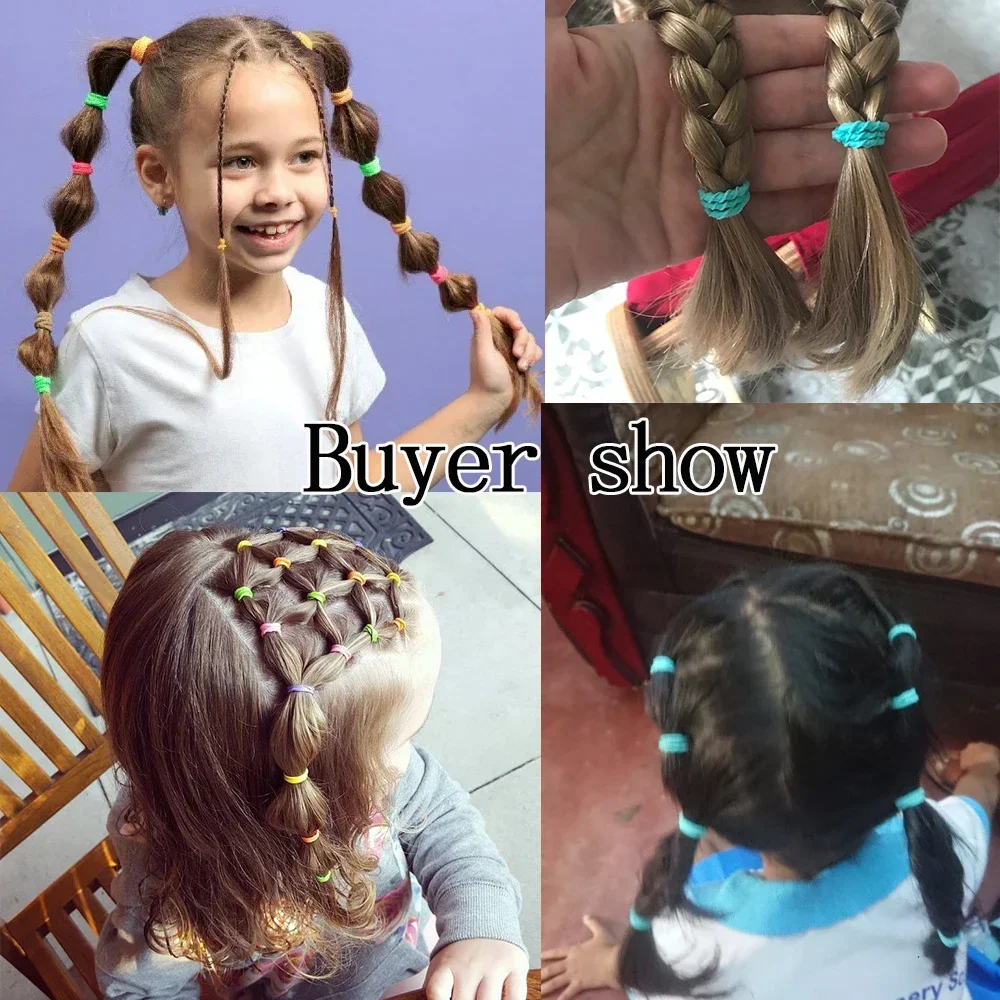 100 stks/zak Elastische Haarba - Baby Products Wholesale recensie en prijs
