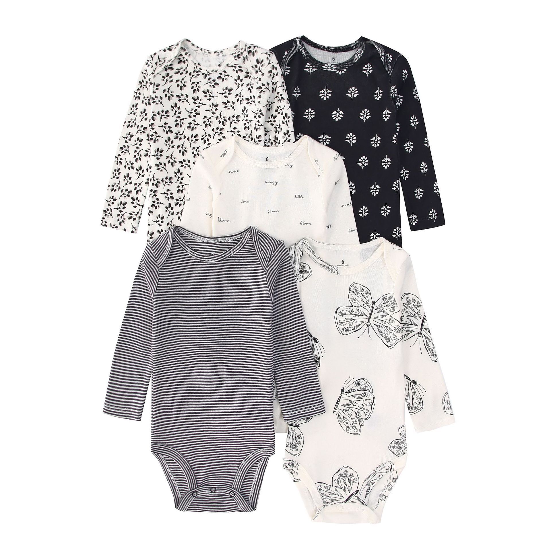 5PCS pasgeboren baby bodysuits - Baby Products Essential recensie en prijs